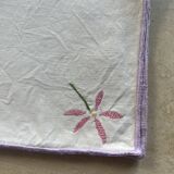 Set of 4 embroidery flower napkins