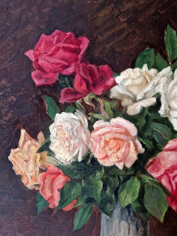 Ferdinand Schultz-Wettel (1872-1957) - Oil on canvas - Bouquet of flowers