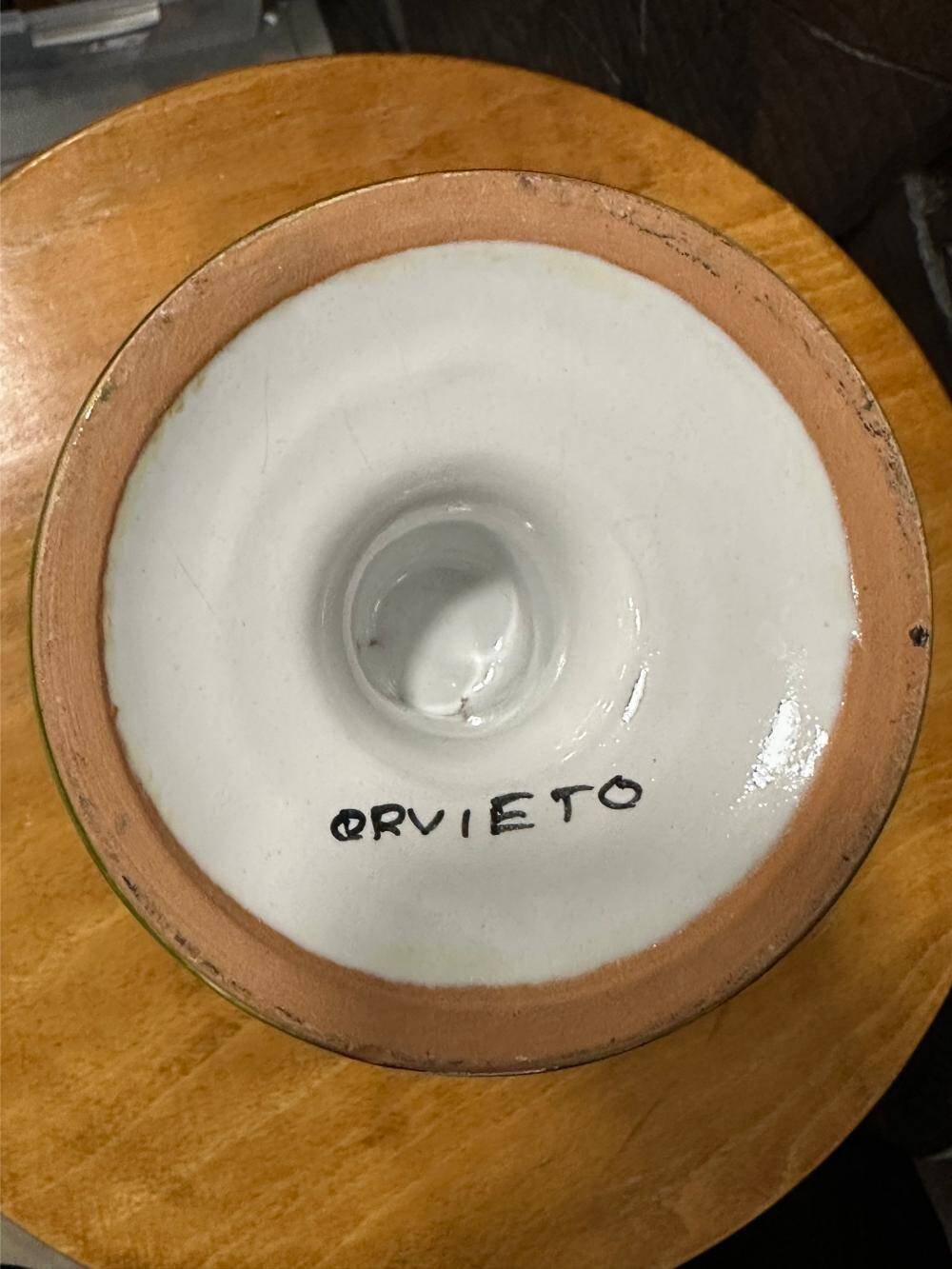 Majolica pitcher from Orvieto