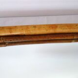 Vintage arch bamboo mirror 62x41cm