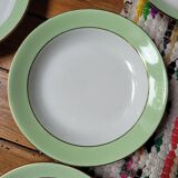 Set of 6 soup plates H7890 from L'Amandinoise