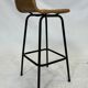 Tabouret de bar vintage Dirk van Sliedregt Rohe Noordwolde 1960 Pays-Bas