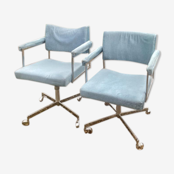 Paire de chaises de bureau RM circa 1960