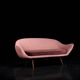 Vintage Mid-Century Space Age Velour Lounge Set from Paged, 1972, Set of 3