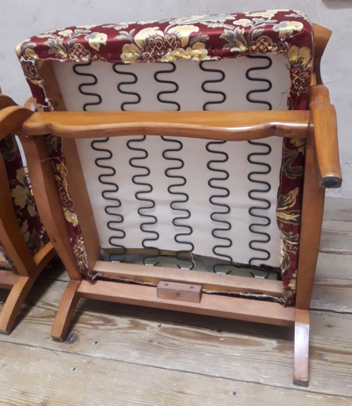 Pair of vintage 1950 armchairs