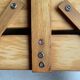 Worker - sewing box on vintage wooden legs - 3 floors