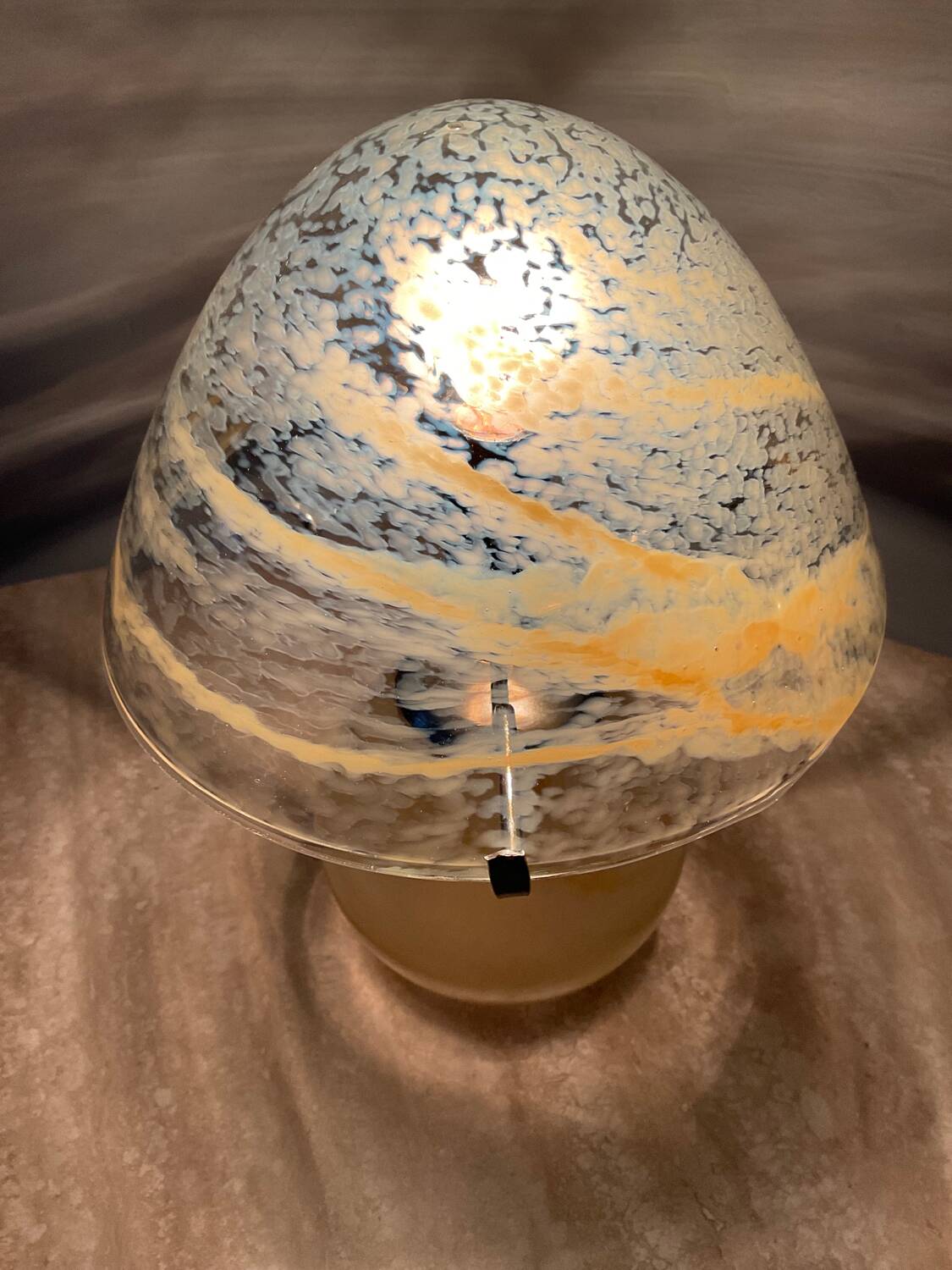 Vintage mushroom lamp from the 80s