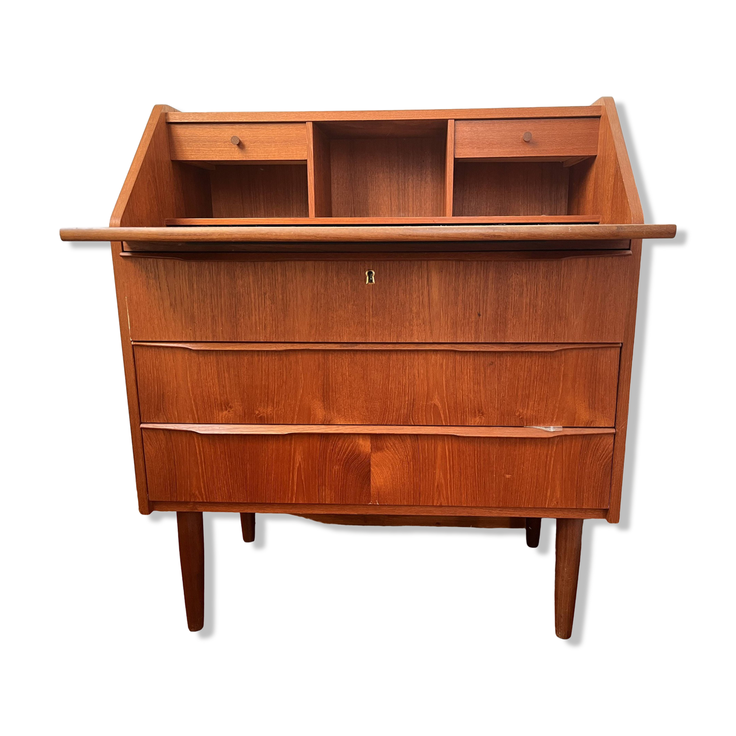 Scandinavian teak secretary