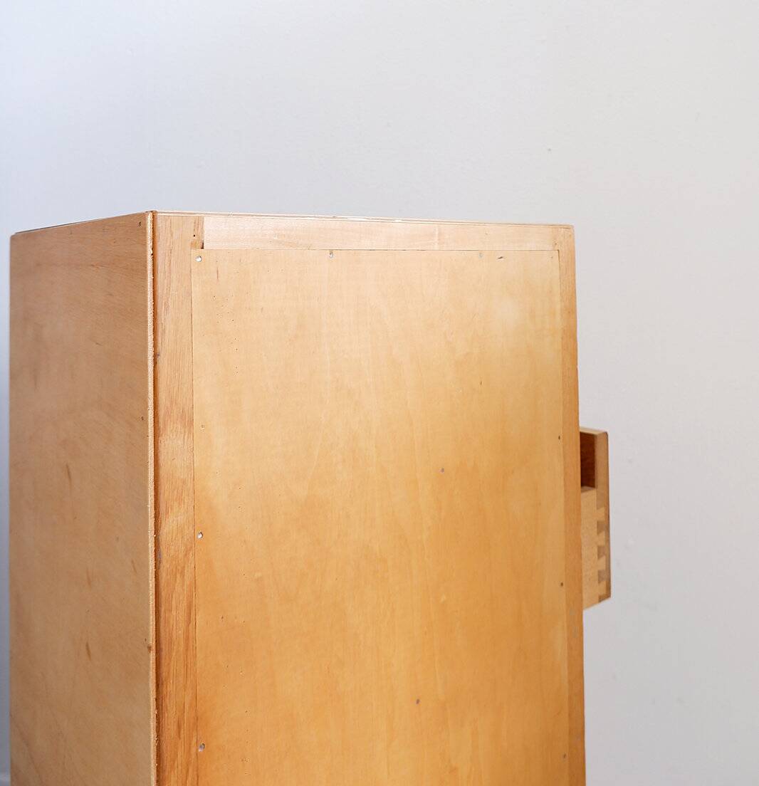 Vintage industrial 5-drawer filing cabinet