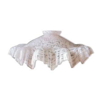 Abat-jour en opaline rose