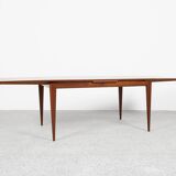 Midcentury wider Danish dining table in teak by Niels Otto Møller 1960s