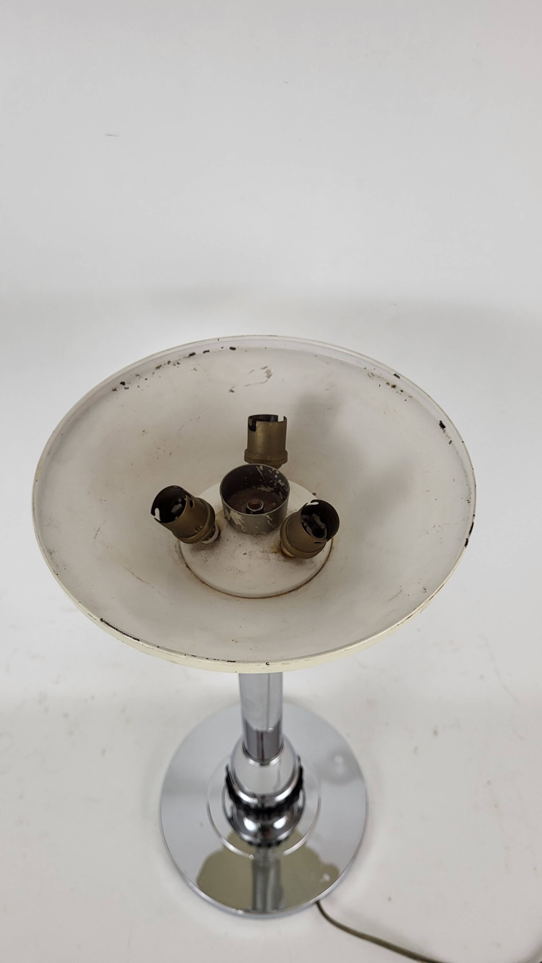 Lampe Jumo chrome années 50