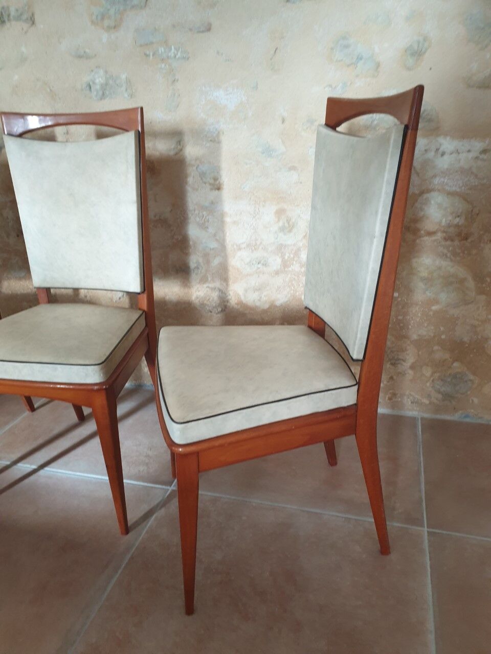Set of 5 chairs 60s
