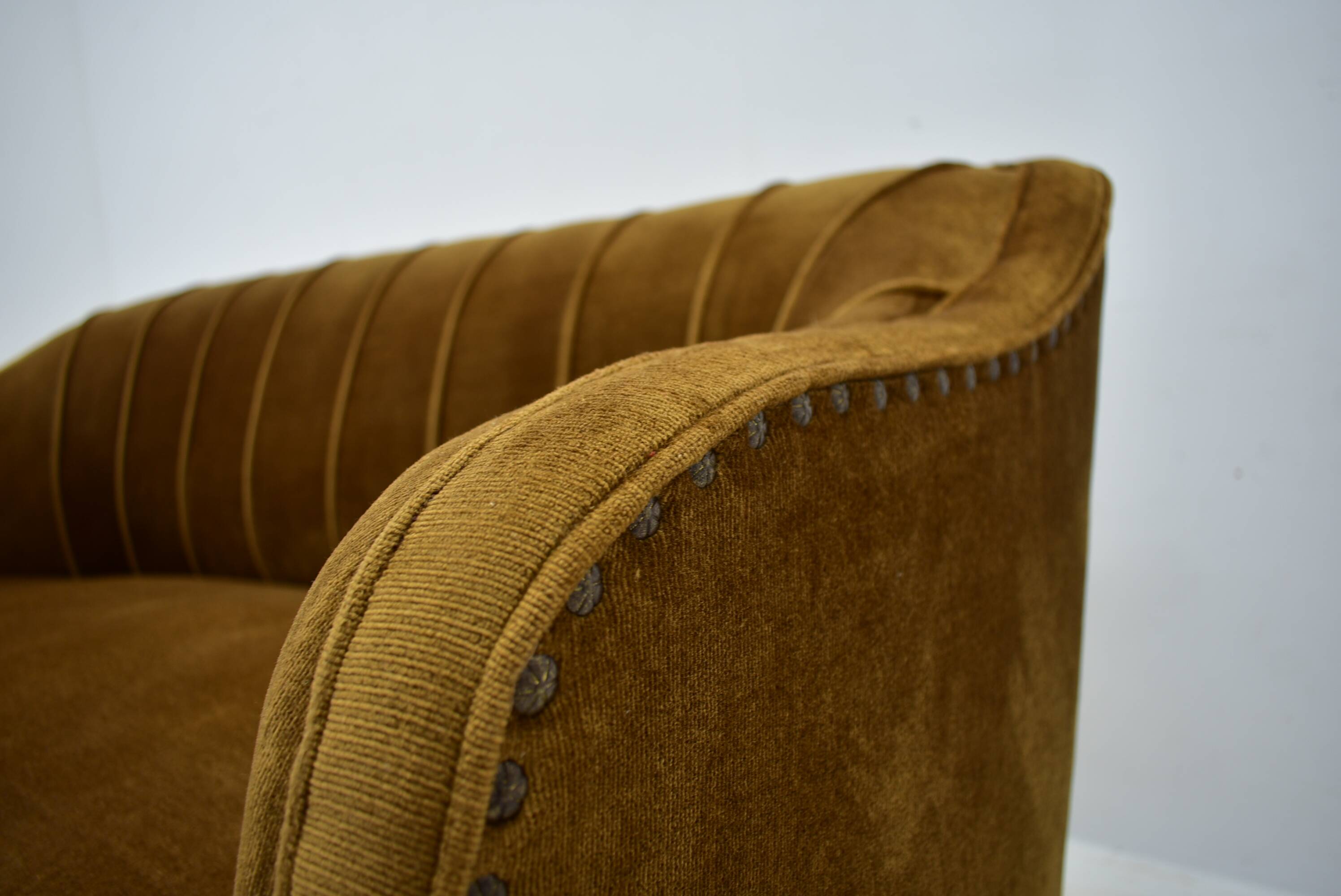 Canapé Art Déco des années 1930, Tchécoslovaquie