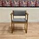 Oak chair design and scandinavian stamp 1950.
