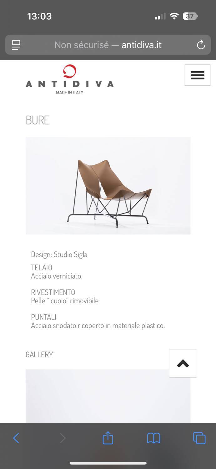 2 Bure Armchairs by Antidiva - Italian Design - 1990 - Vintage