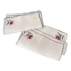 6 hand-embroidered napkins, 28 cm