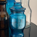 Vintage glass bottles and flasks