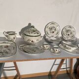 Sarreguemines earthenware table service
