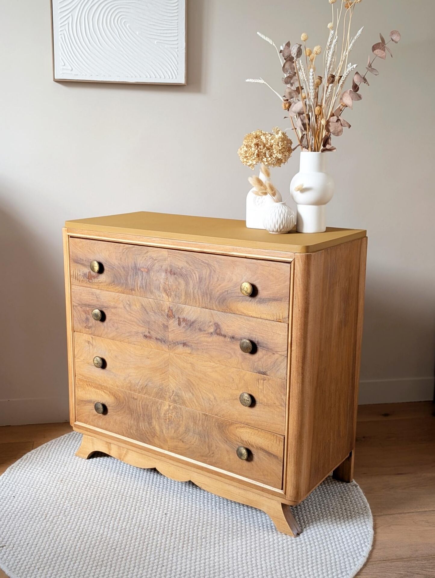 Renovated commode, late Art Deco style