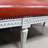 Beech children's bench, Louis XVI style, Early 20th century