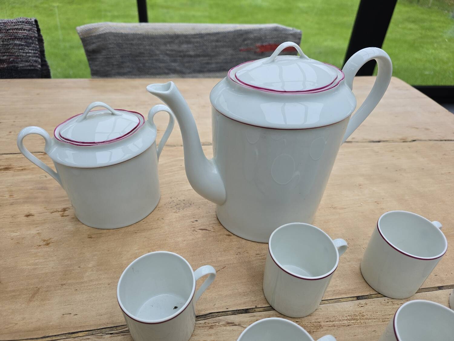 Limoges porcelain coffee service France