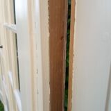 Double door glass partition