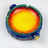 Relief Series Saturn ashtray in ceramic attributed to Dümler & Breiden, West Germany, 1970s.