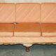 Three-piece bergère set in walnut, Chinoiserie style, from the 1920s, in need of restoration.