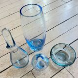 Ensemble en verre Holmegaard par Per Lutkin, Danemark 1959-60