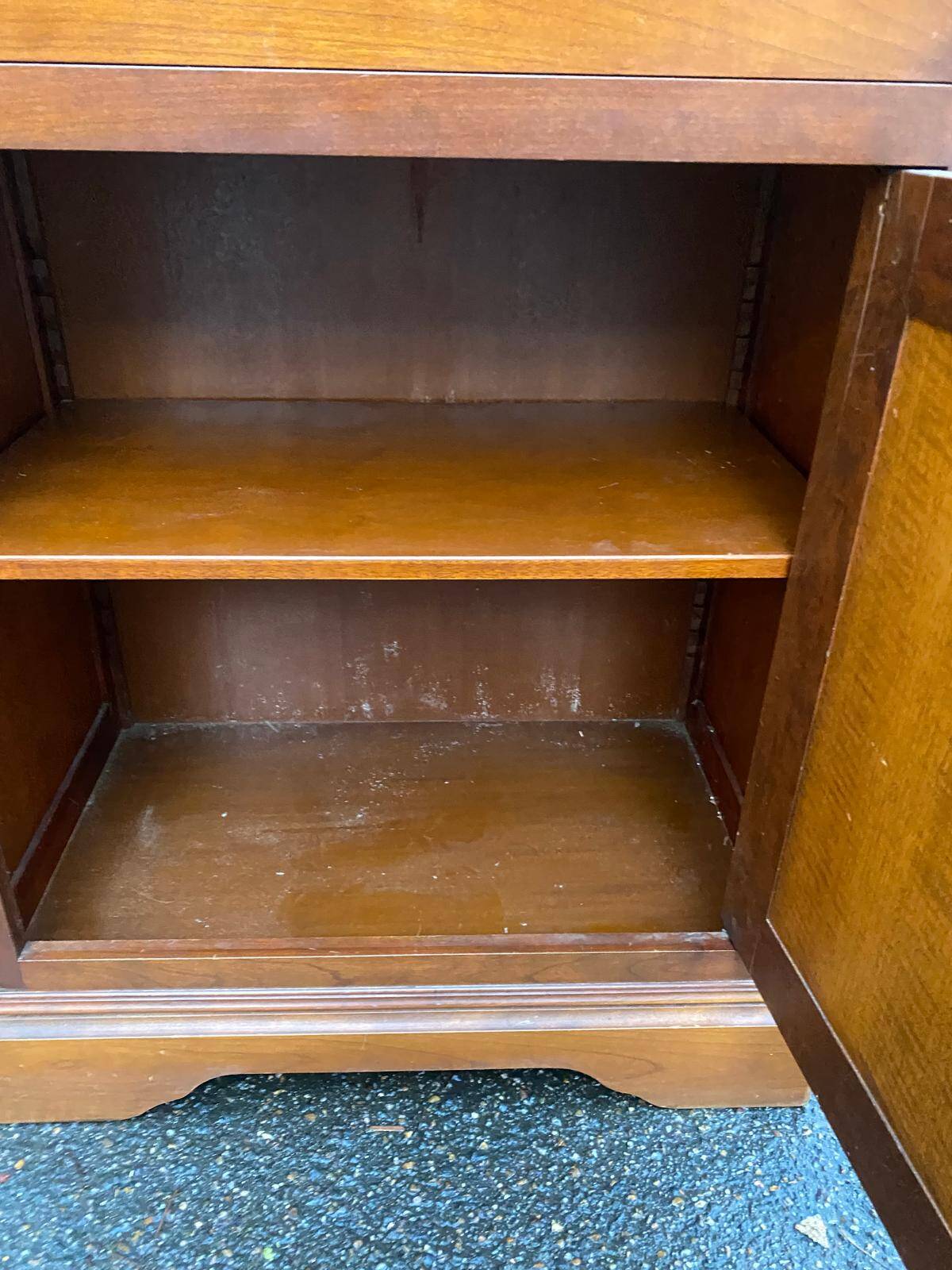 Louis Philippe style solid wood barn wardrobe from the 20th century.