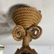 Audoux Minet rope lantern pendant light, 1950s