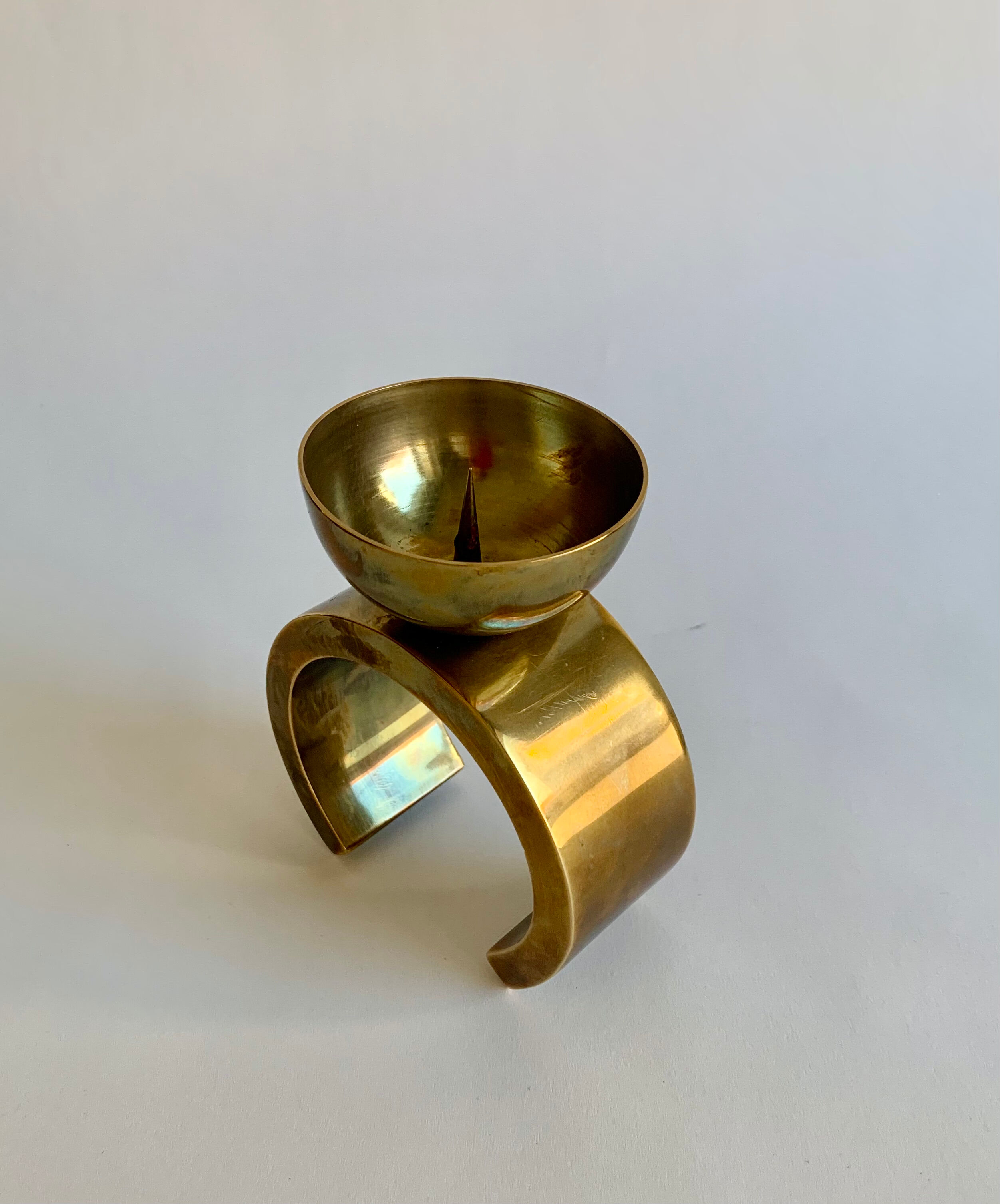 Brass candlholder, 1960s