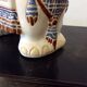 Elephant shaped porcelain side table
