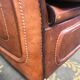 Brown leather sofa year 1970