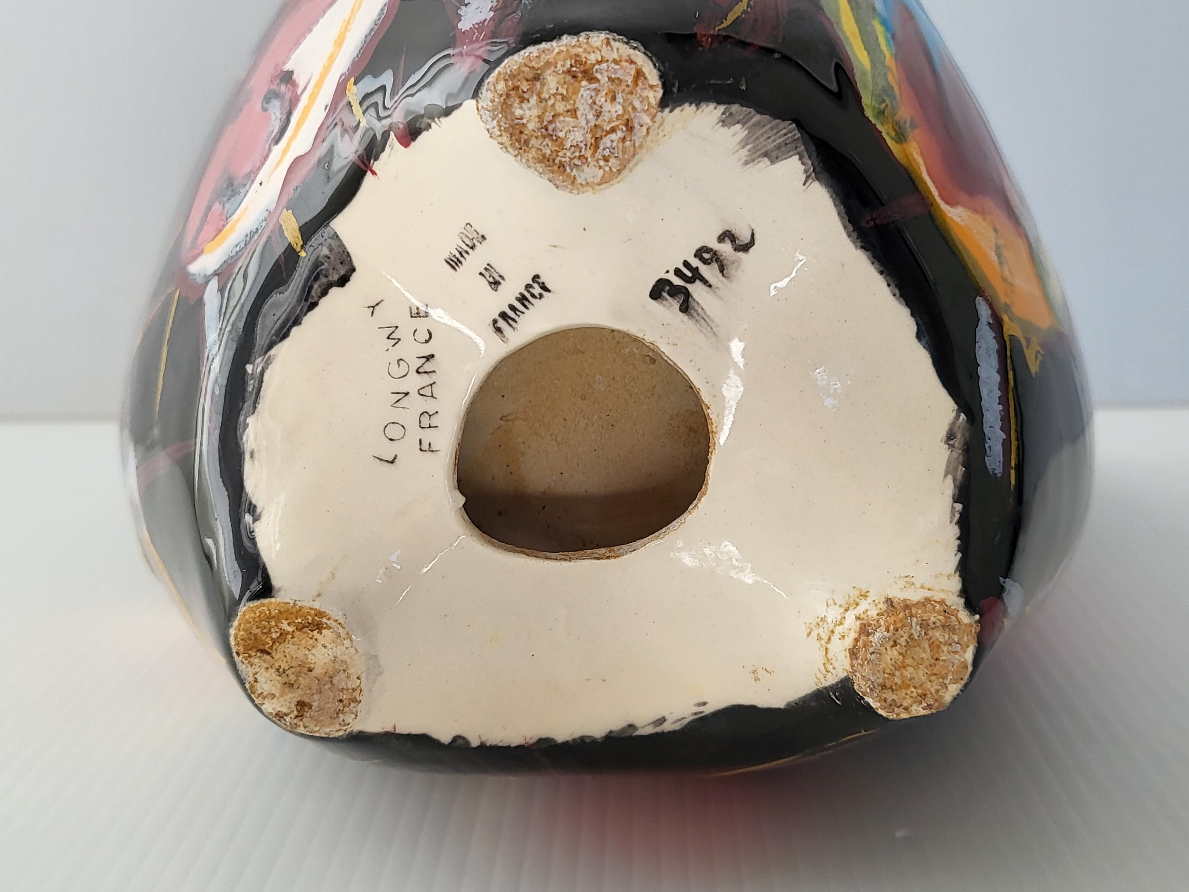 Longwy Cup France vintage 1950