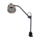 Industrial in height to be adjusted vintage clamp lamp from the 1970s