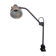 Industrial in height to be adjusted vintage clamp lamp from the 1970s