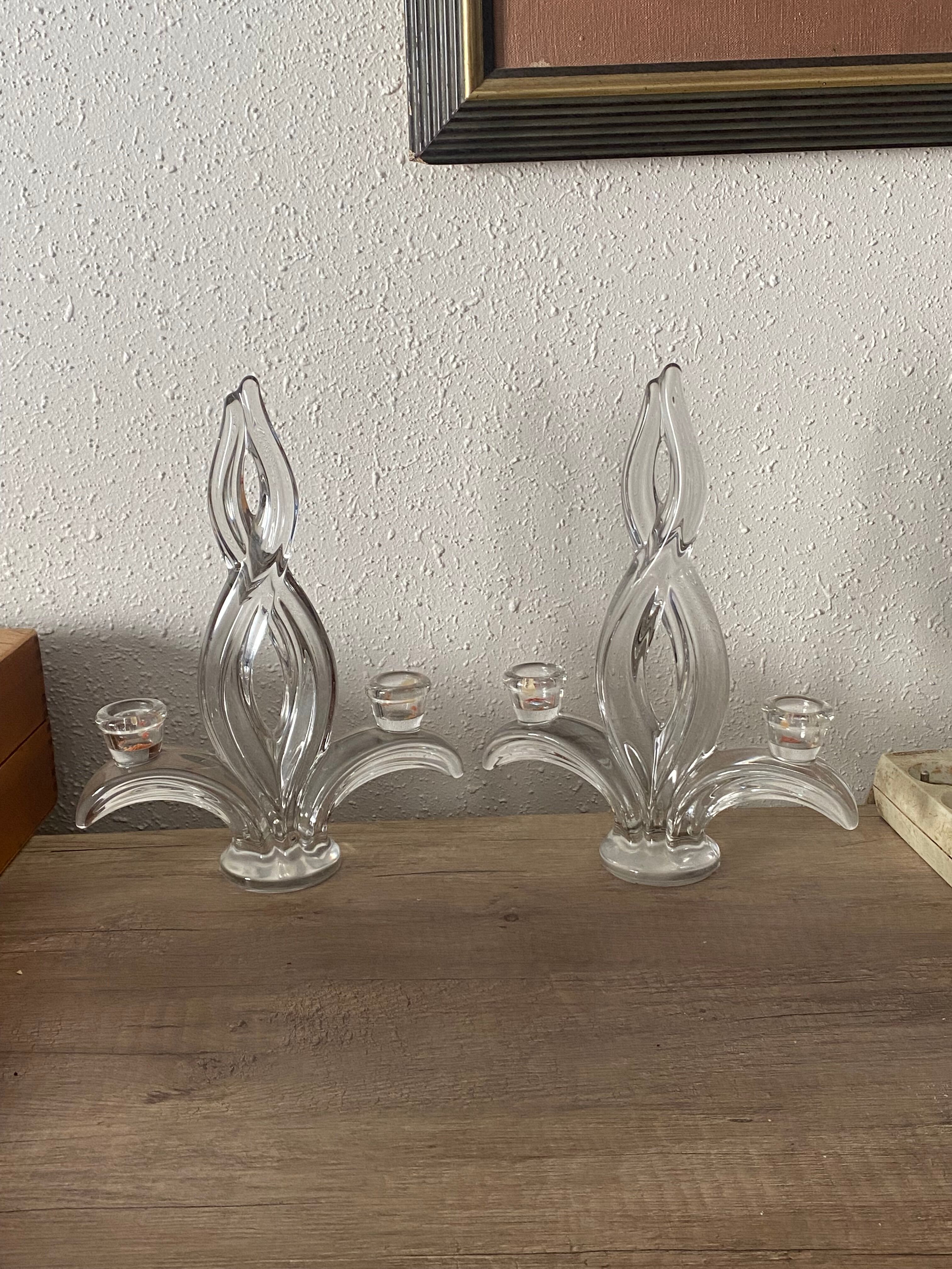 Pair of candlesticks Art de Vannes France
