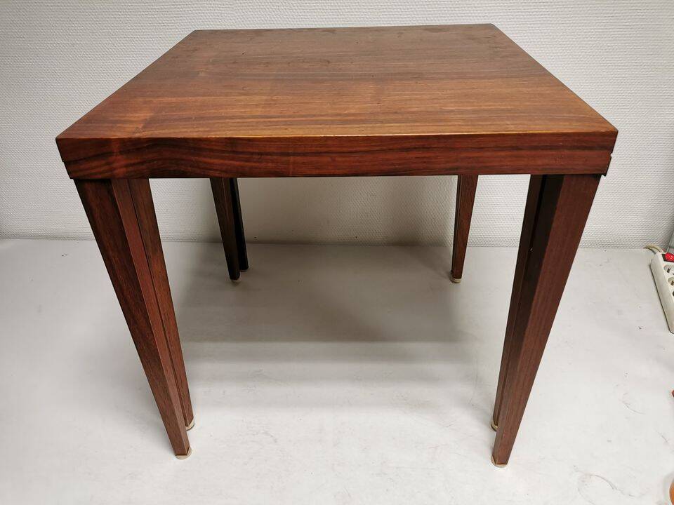 Pair of Vintage Coffee Tables , Trundle , Danish Scandinavian Design