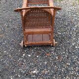 Old rattan stroller and canning
