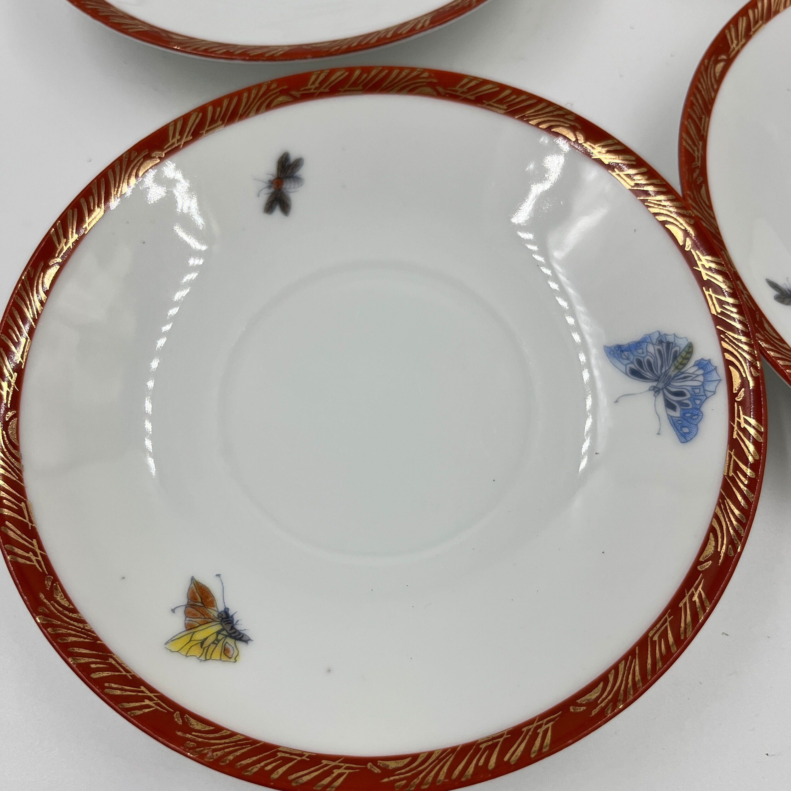 Set of 5 sub-cups Bavaria Japanese décor