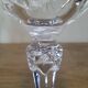 5 verres à pied en cristal