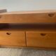 Danish TV cabinet in solid beech from the 70s-80s