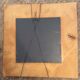 Vintage mirror of the 70s and 80s in concrete signed