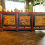 Buffet ancien chinois 3 portes + 3 tiroirs
