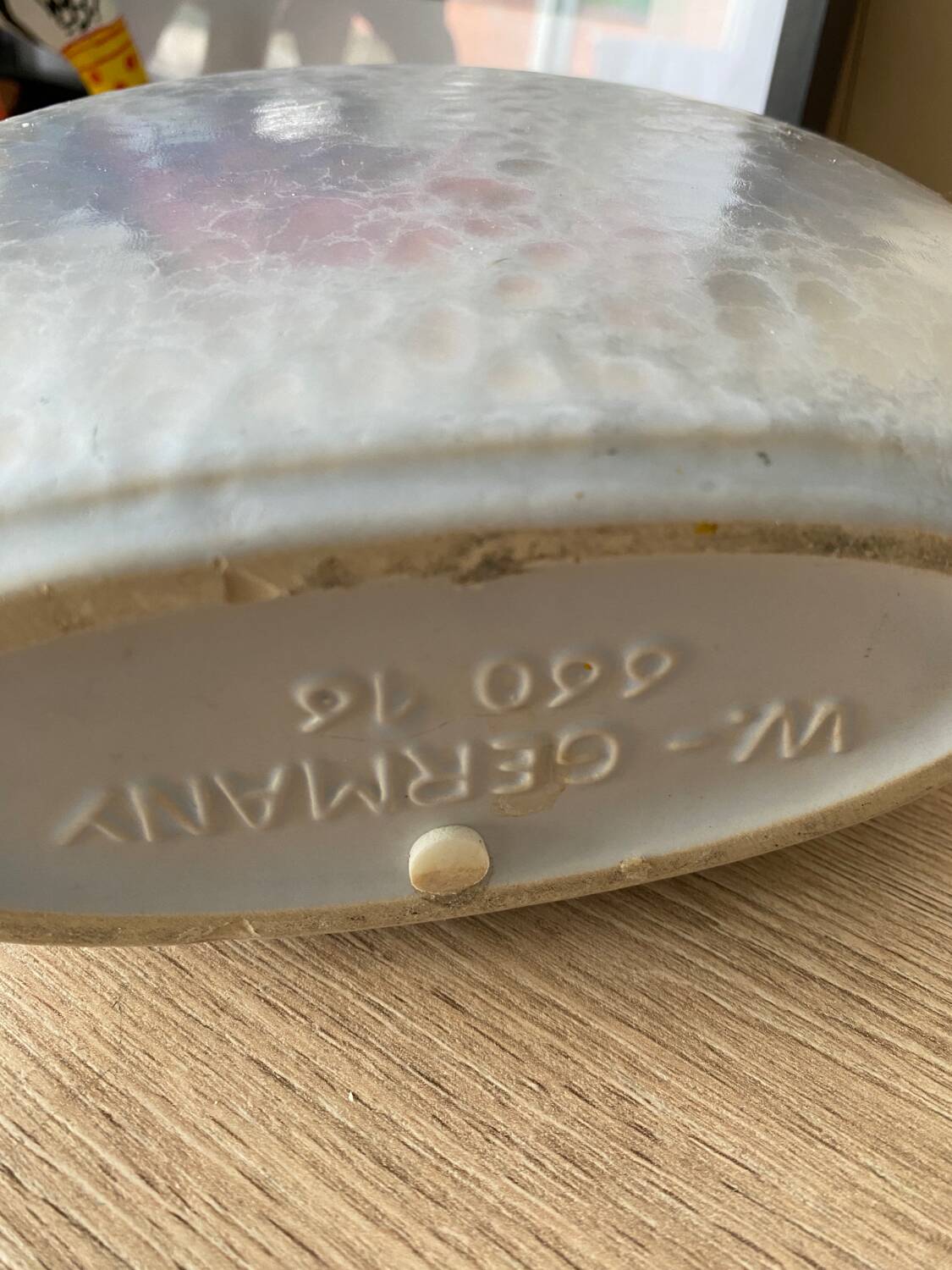 West Germany iridescent vase