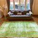 Tapis vintage vert