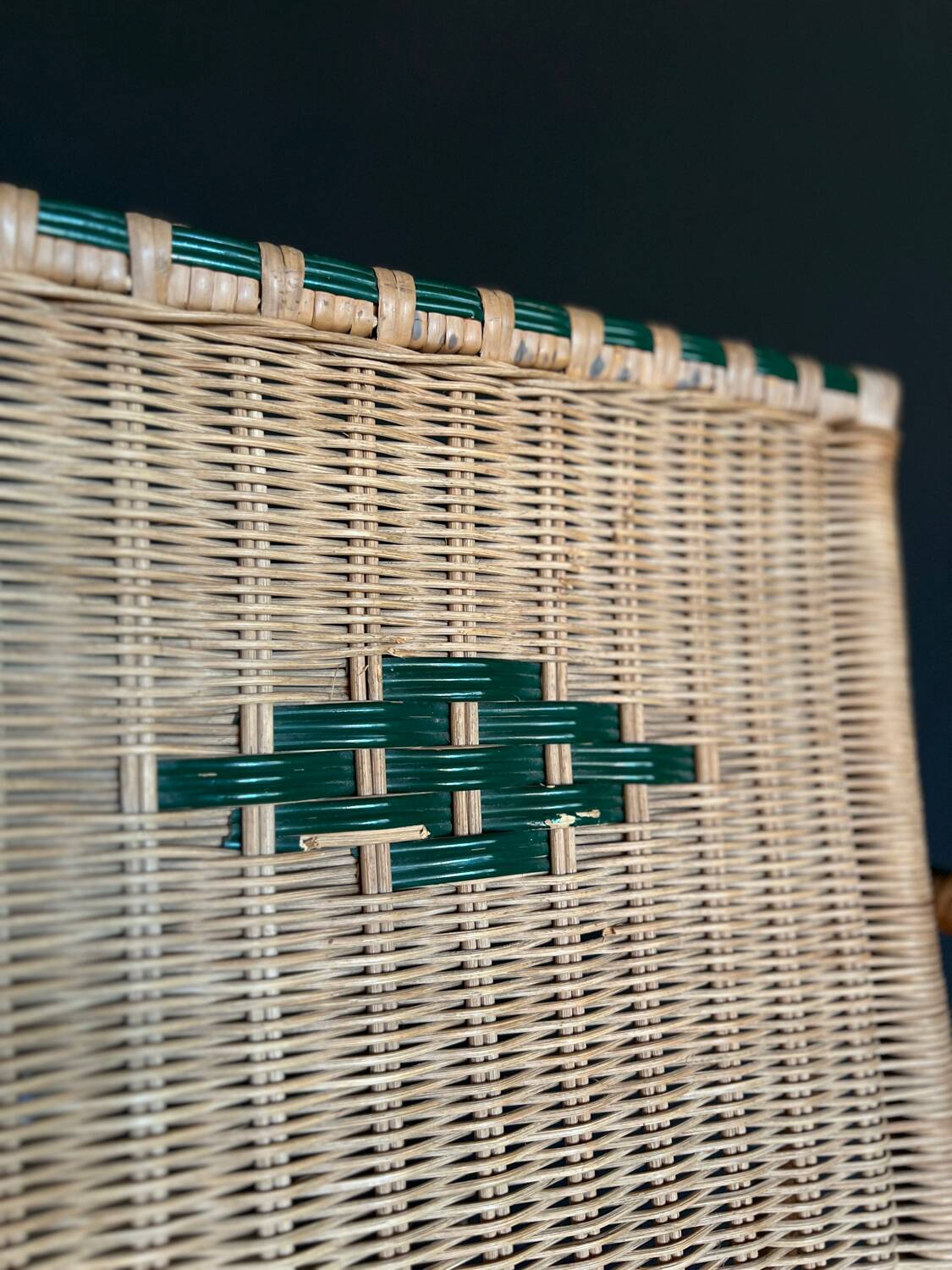 Wicker armchair