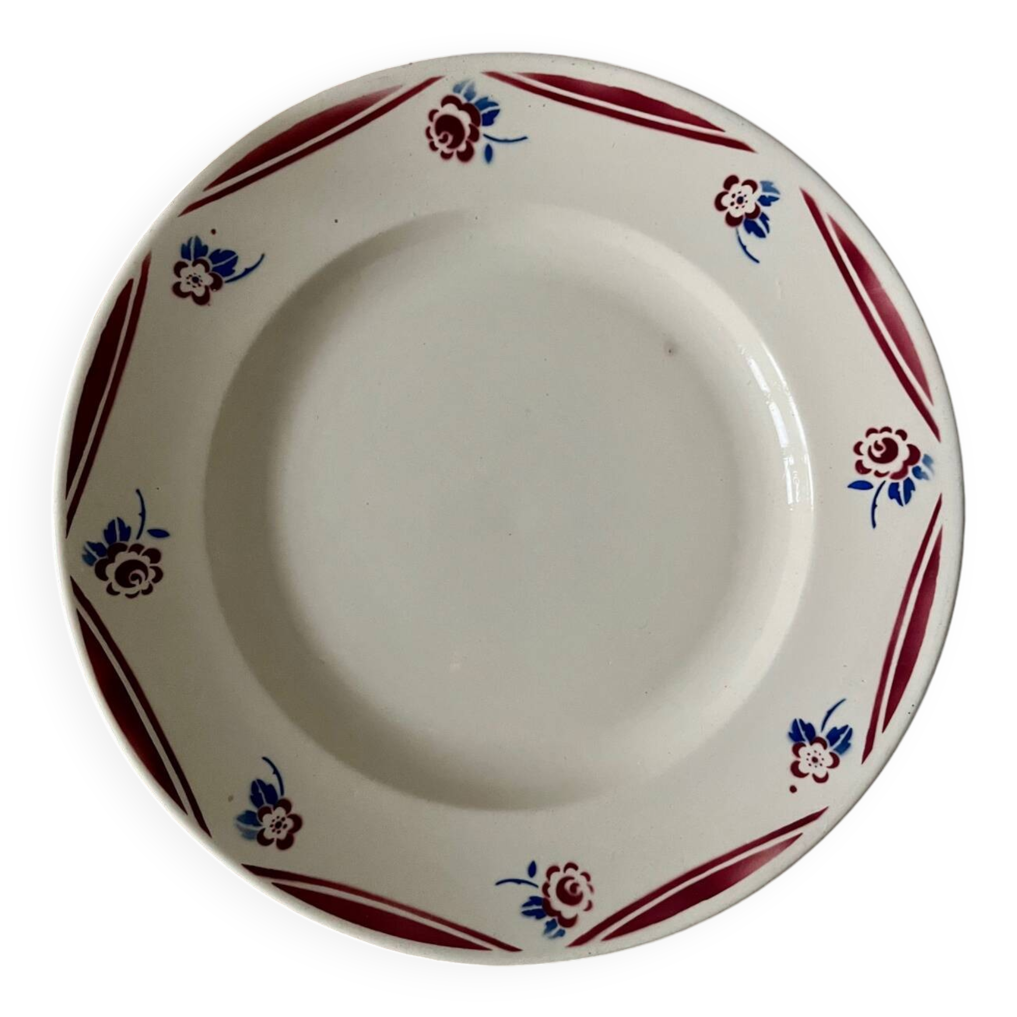 Large Luneville iron earth dish (Luce model)